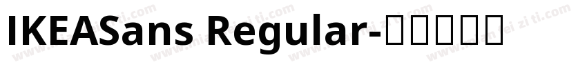IKEASans Regular字体转换